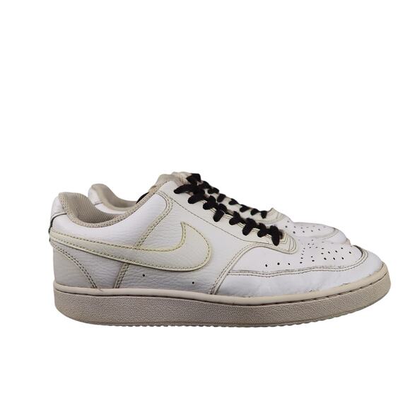 Nike Shoes Womens 8 Sneakers Court Vision Low Basketball Trainers Leather White - Picture 1 of 12